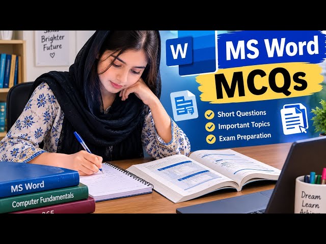 MS Word MCQs | Important Computer MCQs | MS Word Questions & Answers | Computer Test Preparation