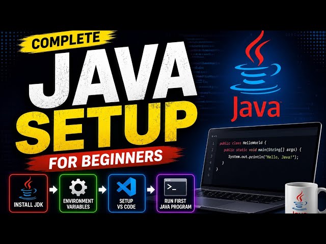Java Setup for Beginners | Install JDK, VS Code & Environment Variables (Windows) @Akhil