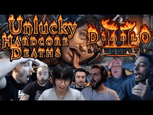 Extremely UNLUCKY Hardcore Deaths 💀 Diablo 2: Resurrected