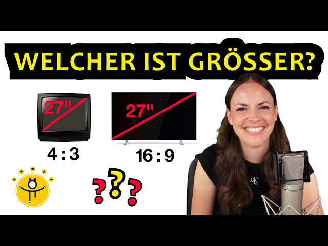 Welcher Fernseher ist größer? – Die Antwort überrascht! 😳