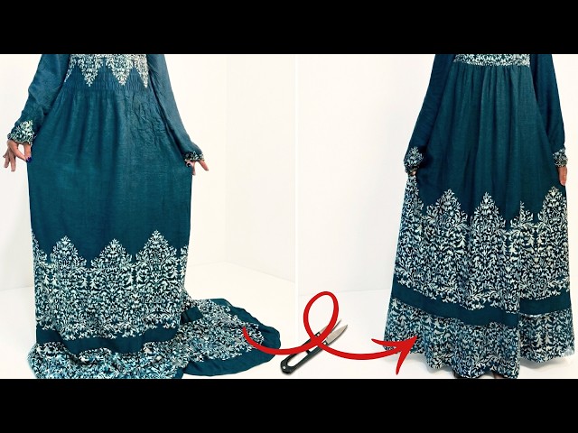 How to Hem a Long Maxi Dress Perfectly (Keep the Original Look!)