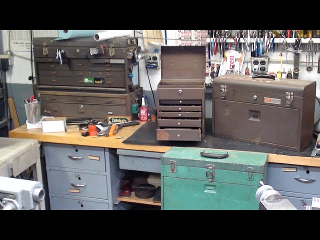 KENNEDY MACHINIST TOOLBOXES #917 tubalcain toolchest tour