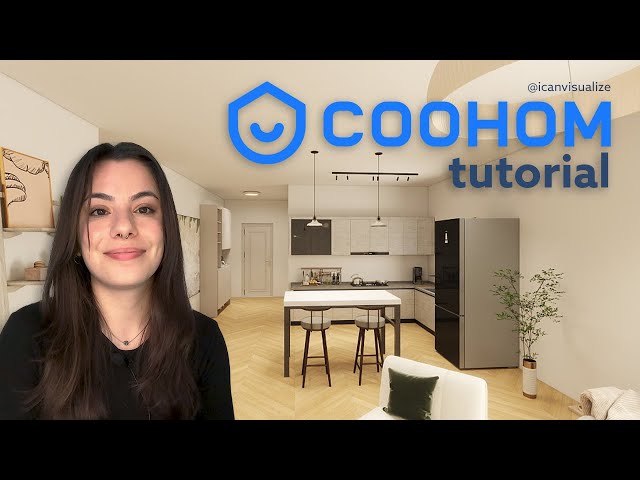 Coohom Tutorial for Beginners / From Floor Plan to Render