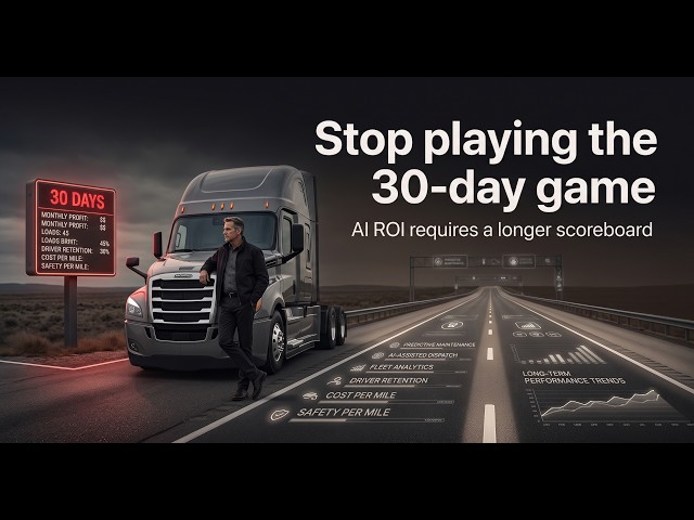 Why trucking companies give up on AI too soon