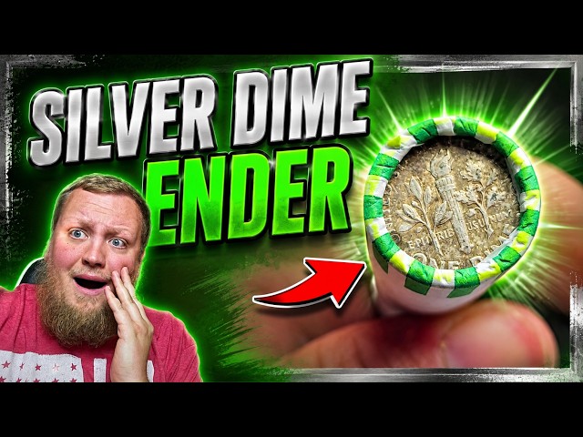 This Dime Box Was PACKED With Silver! (Coin Roll Hunting Dimes)