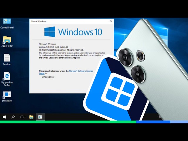 Emulate Windows 10 1703 on Android phones with Vectras VM