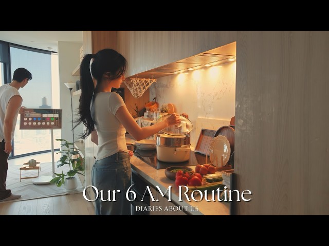 Getting Up at 6 AM as a Couple | Healthy Habits, Picnic Fun, & Exploring the Outside World 🌞🍱