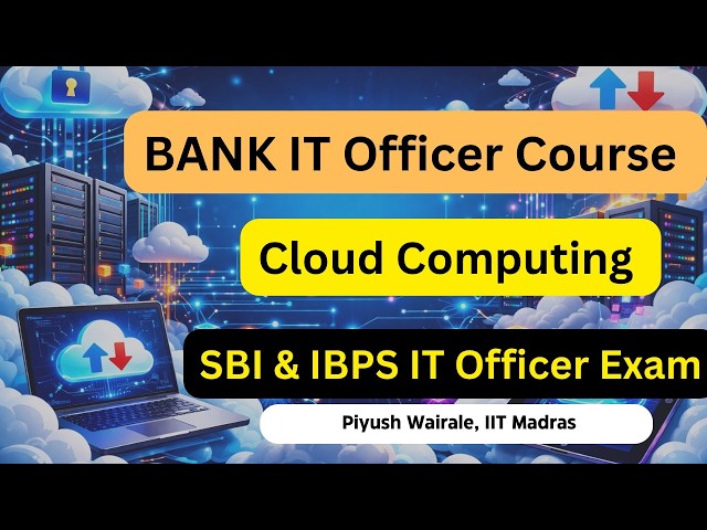 Cloud Computing for SBI IT officer Exam | Bank IT Officer Exam Course | SBI, IBPS, SEBI IT Officer