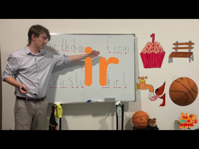 IR Digraph Sound with Words for Young Learners - Fun English Phonics - Lesson 76