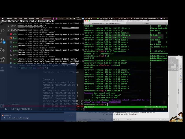 Multithreaded Server in C by relative new C programmer