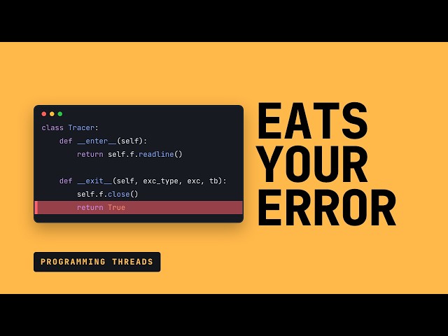 Python __enter__ and __exit__: two methods you never wrote