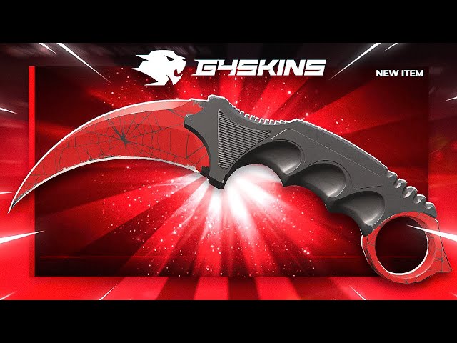 G4SKINS KARAMBIT CRIMSON WEB DROP! (G4SKINS PROMO CODE 2025)