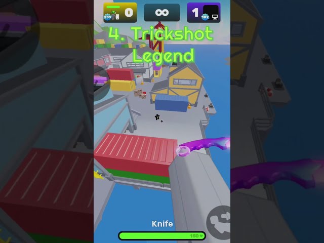 4 Levels of Knife Players  #rivals #roblox