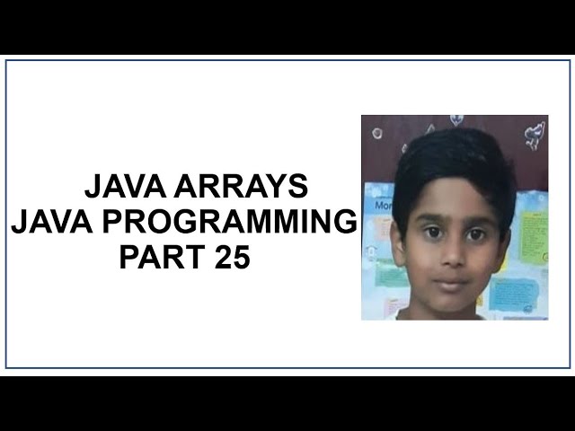 Java Arrays | Multidimensional Arrays | Loop through an Array with for Each | Java Programming 25