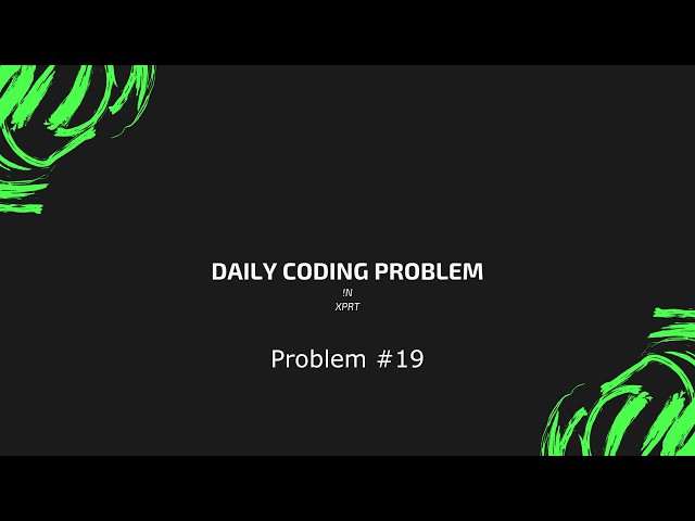 Daily Coding Problem - Problem 19 (Paint House 2: Facebook)