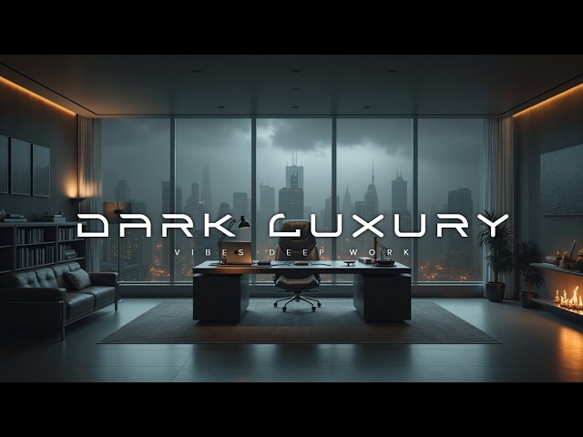 Dark Luxury Deep Work Music for Hyperfocus & Productivity Flow State