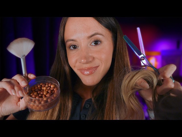ASMR Haircut & Makeup That Will Put You To Sleep 😴