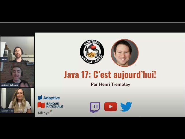 Java 17 (LTS): C'est aujourd'hui! - Henri Tremblay