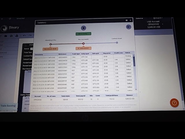 Best Binary Bot Ever 2023| No Loss Ep2