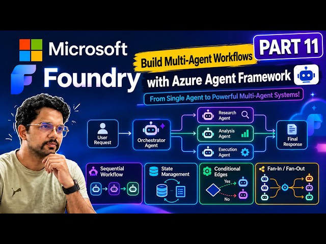Create Multi-Agent Workflows with Azure Agent Framework | Microsoft Foundry Deep Dive: Part 11