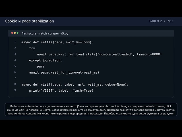 Python Flashscore Scraper #2 – Playwright Single Match Scraper