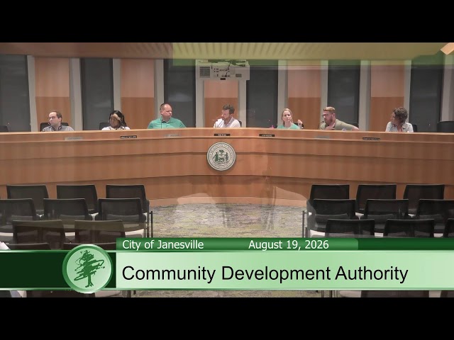 Live From City Hall - Community Development Authority Meeting