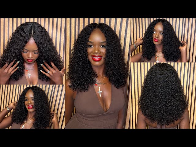 NO LEAVEOUT SEW IN | Protective Hairstyle | 3b 3c Water Kinky Curly | CURLSQUEEN