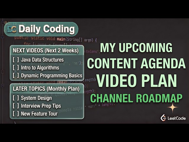 What You’ll Learn on This Channel | Java, DSA & System Design