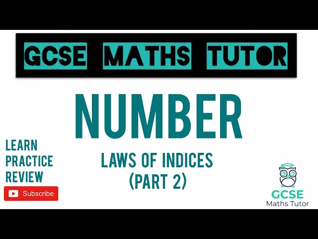 Negative and Fractional Indices - Part 2 (Higher & Foundation) | GCSE Maths Tutor