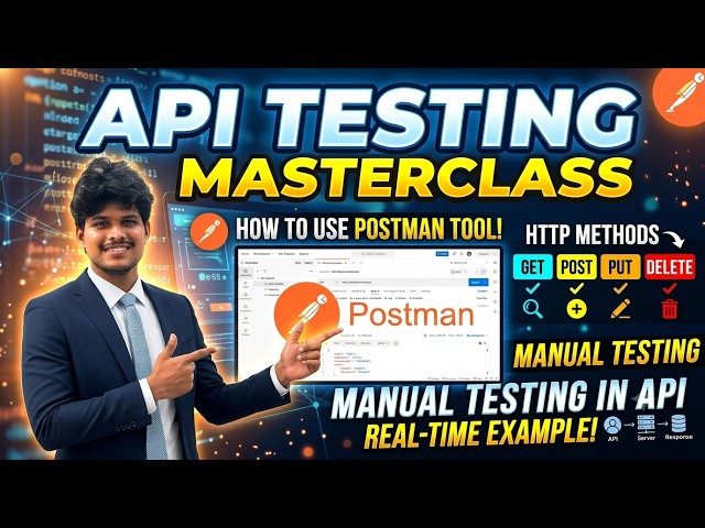 Learn Postman API Testing from Scratch | GET POST PUT DELETE Explained