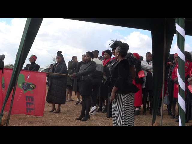 Funeral Service Of the Late Fighter Tebogo Chokoe