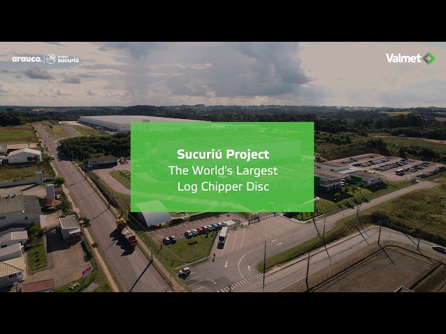 Valmet Disc Chipper for Arauco Sucuriu project