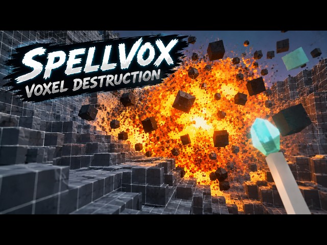 I Made Voxel Explosions in Unity | SpellVox Devlog #1