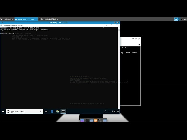 Offensive Security Official Videos Leak Listening on a TCP,UDP Port 61