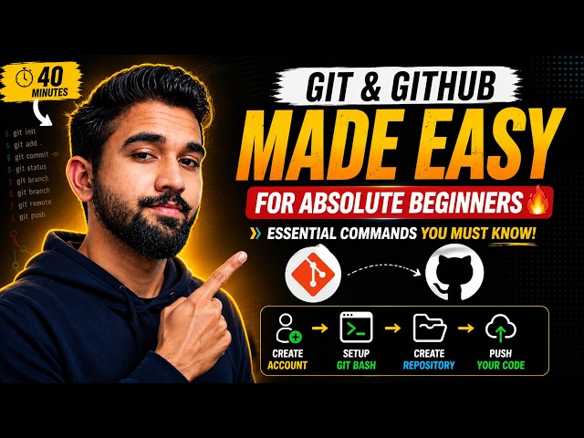 Git & GitHub Tutorial for Beginners 🔥 | From Account Creation to First Push | The Code Crush