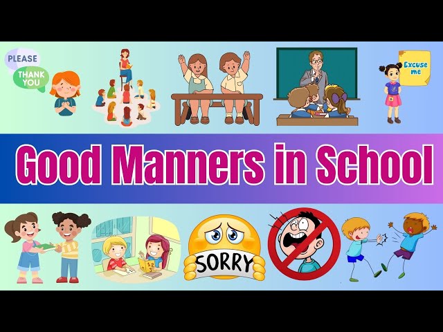 Good Manners in School | UKG Kids Lesson | Be Kind & Respectful | Primary Kids video Lesson