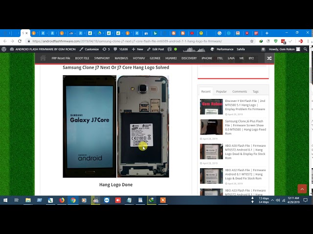 Samsung Clone J7 Next Or J701 Or J7 Core Flash File | MT6589 Android 7.1 Hang On Logo Fix Firmware