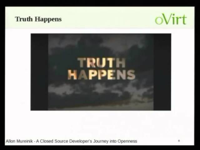 A Closed Source Developer's Journey into Openness - Allon Mureinik