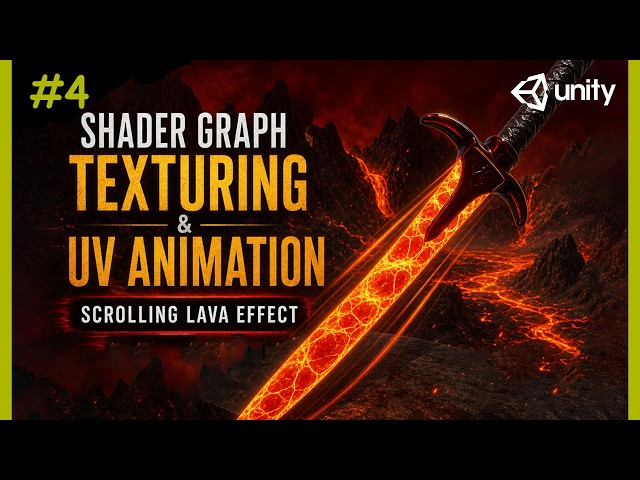 4- Create a Moving Energy Shader by Animating UVs in Unity Shader Graph