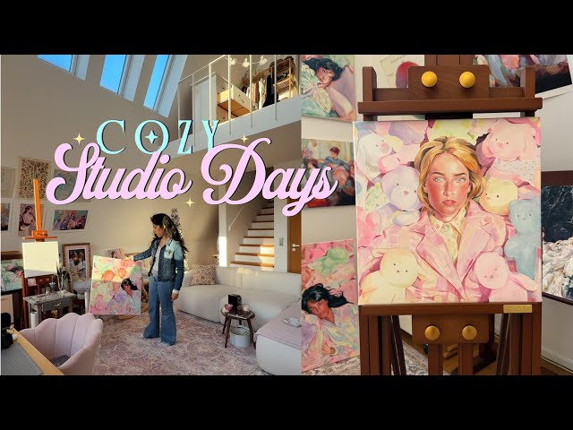 Letting Go of People, Cutting My Hair & Routines That Keep Me Going 💫 Art Vlog