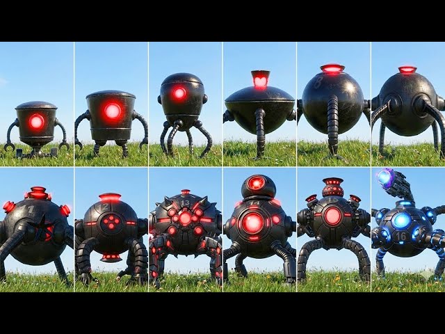 I Building Evolution Of Omnidroids Robot Army in Garry's Mod
