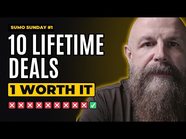 10 Lifetime Deals, 1 Purchase: Honest AppSumo Review | Sumo Sunday #1