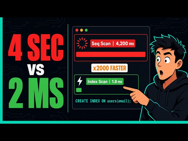 Why Your Queries Are Slow! (PostgreSQL Indexing & EXPLAIN ANALYZE)