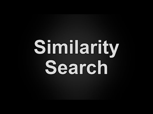 Similarity Search Explained in 60 Seconds | What is Similarity Search?