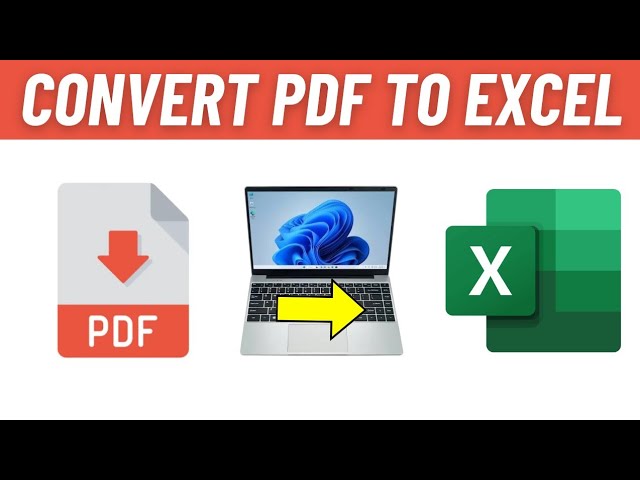 How to Convert PDF to Excel