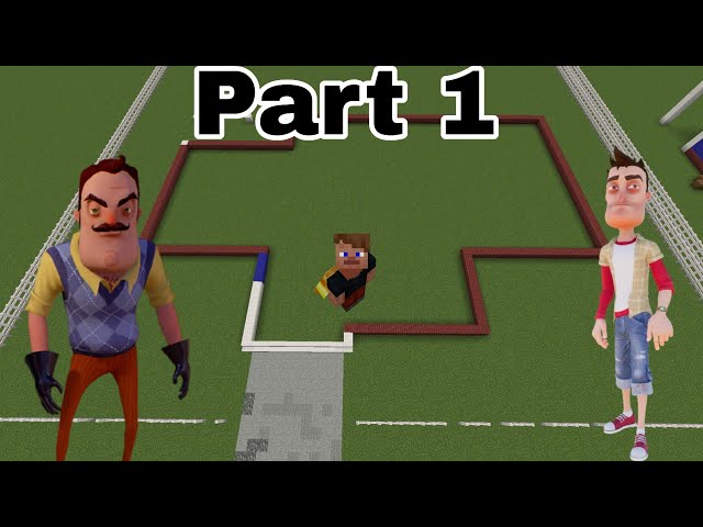 How to build Atlantic Craft Hello Neighbour Alpha 2 house - Part 1 - Layout