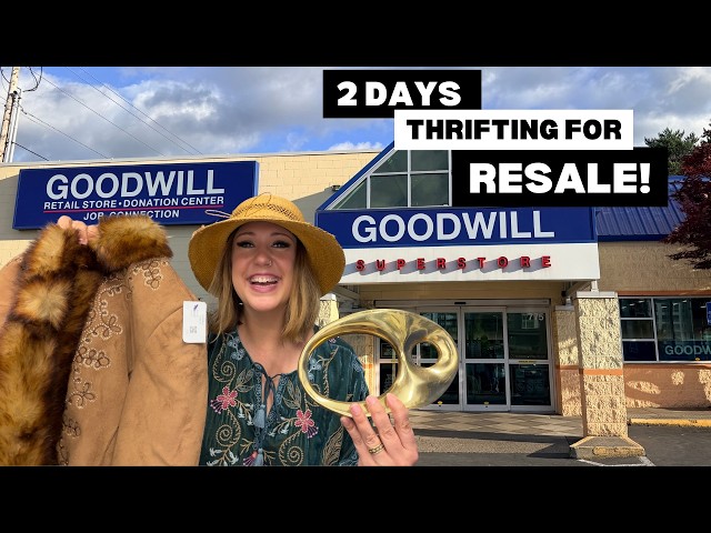 WE ALMOST BLEW IT!! | Thrifting Goodwill For Resale | Thrift With Me | Goodwill | Reselling