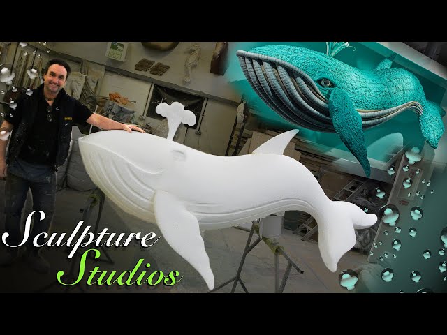 Carving a Whale from Polystyrene / Styrofoam by Sculpture Studios