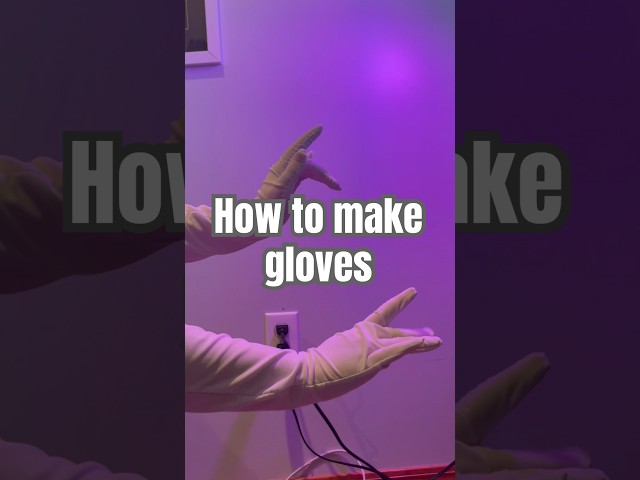 How To Make Gloves! Super Easy! #sewing #cosplay #tutorial