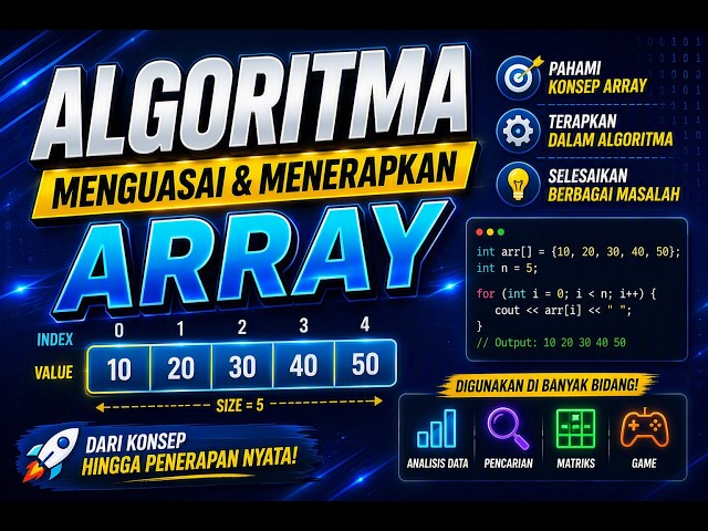 🔴Bedah Algoritma #03 | Menguasai Array & Record